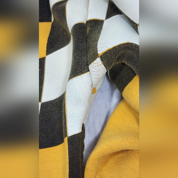 VINTAGE STERLING MARLIN #4 KODAK RACING MEN'S SWEATSHIRT WINSTON CUP XL YELLOW - Picture 6 of 16